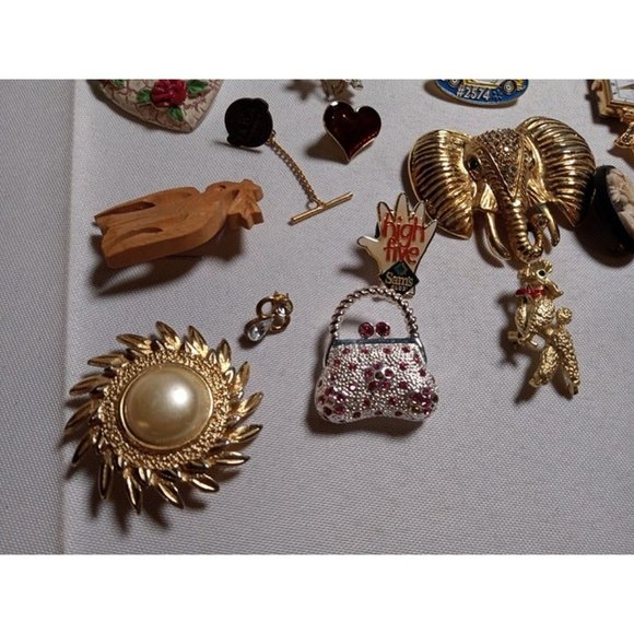 Mixed Lot of Various Vintage Decorative Pins/Brooches (6d7)‎ - Picture 3 of 7